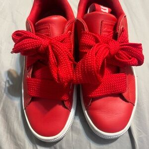 Puma Women Vibrant Red Sneakers